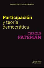 participacion y teoria democratica-carole pateman-9789875746695 participacion y teoria democratica-carole pateman-9789875746695