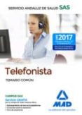 telefonista del servicio andaluz de salud. temario comun-9788414210505 telefonista del servicio andaluz de salud. temario comun-9788414210505