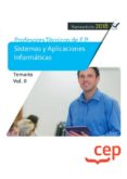 cuerpo de profesores tecnicos de f.p.: sistemas y aplicaciones informaticas. temario (vol. ii)-9788417632205 cuerpo de profesores tecnicos de f.p.: sistemas y aplicaciones informaticas. temario (vol. ii)-9788417632205