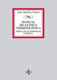 manual de clinica criminologica: perfil de peligrosidad criminal ejemplo docente: terrorismo yihadista-jesus sanchez gomez-9788430954605 manual de clinica criminologica: perfil de peligrosidad criminal ejemplo docente: terrorismo yihadista-jesus sanchez gomez-9788430954605