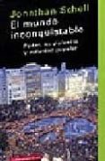 mundo inconquistable: poder, no violencia y voluntad popular-jonathan schell-9788481094305 mundo inconquistable: poder, no violencia y voluntad popular-jonathan schell-9788481094305