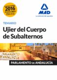 ujier del cuerpo de subalternos del parlamento de andalucía temario-9788490938805 ujier del cuerpo de subalternos del parlamento de andalucía temario-9788490938805
