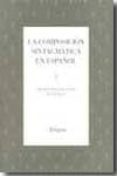la composicion sintagmatica en español-cristina buenafuentes de la mata-9788493839505 la composicion sintagmatica en español-cristina buenafuentes de la mata-9788493839505