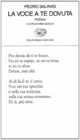 la voce a te dovuta poema-pedro salinas-9788806264505 la voce a te dovuta poema-pedro salinas-9788806264505