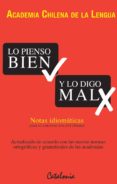 lo pienso bien y lo digo mal (ebook)-9789563242805 lo pienso bien y lo digo mal (ebook)-9789563242805