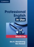 professional english in use: medicine-eric h. glendinning-9780521682015 professional english in use: medicine-eric h. glendinning-9780521682015