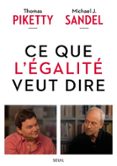 CE QUE L'ÉGALITÉ VEUT DIRE
