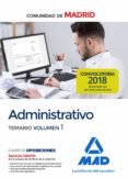 administrativo de la comunidad de madrid temario volumen 1-9788414219515 administrativo de la comunidad de madrid temario volumen 1-9788414219515