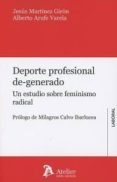 deporte profesional de-generado-jesus martinez giron-9788416652815 deporte profesional de-generado-jesus martinez giron-9788416652815