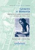 genero e historia: mujeres en el cambio sociocultural europeo, de 1780 a 1920-barbara caine-glenda sluga-9788427713215 genero e historia: mujeres en el cambio sociocultural europeo, de 1780 a 1920-barbara caine-glenda sluga-9788427713215
