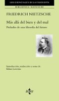 mas alla del bien y del mal: prelucio de una filosofia del futuro-friedrich nietzsche-9788430974115 mas alla del bien y del mal: prelucio de una filosofia del futuro-friedrich nietzsche-9788430974115