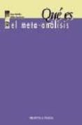 que es el meta-analisis-juan botella corral-hilda gambara-9788470309915 que es el meta-analisis-juan botella corral-hilda gambara-9788470309915