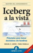 iceberg a la vista: principios para tomar decisiones sin hundirse-pablo maella cerrillo-9788492452415 iceberg a la vista: principios para tomar decisiones sin hundirse-pablo maella cerrillo-9788492452415