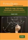modelo juego: estructura, metodologia y aplicacion practica-joaquin lobon-9788494298615 modelo juego: estructura, metodologia y aplicacion practica-joaquin lobon-9788494298615