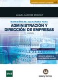matematicas avanzadas para la economia-manuel sanchez-9788416466825 matematicas avanzadas para la economia-manuel sanchez-9788416466825