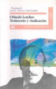 orlando letelier, testimonio y vinculacion (incluye casete)-orlando letelier-9788432308925 orlando letelier, testimonio y vinculacion (incluye casete)-orlando letelier-9788432308925