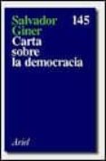 carta sobre la democracia (2ª ed.)-salvador giner sanjulian-salvador giner-9788434411425 carta sobre la democracia (2ª ed.)-salvador giner sanjulian-salvador giner-9788434411425
