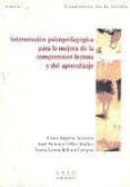intervencion psicopedagocica para la mejora de la comprension lec tora y del aprendizaje-elvira repetto talavera-9788436244625 intervencion psicopedagocica para la mejora de la comprension lec tora y del aprendizaje-elvira repetto talavera-9788436244625