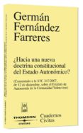 hacia una nueva doctrina constitucional-german fernandez farreres-9788447024025 hacia una nueva doctrina constitucional-german fernandez farreres-9788447024025