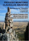 proceso monitorio, clausulas abusivas (ebook)-9788461737925 proceso monitorio, clausulas abusivas (ebook)-9788461737925