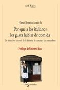por que a los italianos les gusta hablar de comida-elena kostioukovitch-9788483831625 por que a los italianos les gusta hablar de comida-elena kostioukovitch-9788483831625