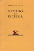 recado de escribir-fernando ortiz-9788486307325 recado de escribir-fernando ortiz-9788486307325
