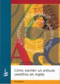 como escribir un articulo cientifico en ingles-guy norman-9788492112425 como escribir un articulo cientifico en ingles-guy norman-9788492112425