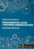 procedimientos, actos y recursos administrativos-enrique linde paniagua-9788416140435 procedimientos, actos y recursos administrativos-enrique linde paniagua-9788416140435