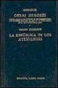 obras menores. la republica de los atenienses-9788424909635 obras menores. la republica de los atenienses-9788424909635