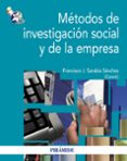 métodos de investigación social y de la empresa-francisco jose sarabia sanchez-9788436828535 métodos de investigación social y de la empresa-francisco jose sarabia sanchez-9788436828535