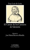 el cantar de los cantares de salomon-luis de leon-9788437620435 el cantar de los cantares de salomon-luis de leon-9788437620435