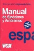 diccionario manual de sinonimos y antonimos de lengua española-9788483329535 diccionario manual de sinonimos y antonimos de lengua española-9788483329535
