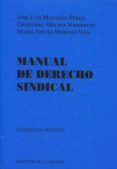 manual de derecho sindical (11ª ed.)-jose luis monereo perez-9788490454435 manual de derecho sindical (11ª ed.)-jose luis monereo perez-9788490454435