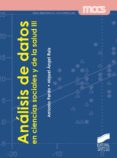analisis de datos: en ciencias sociales y de la salud iii-antonio pardo-miguel angel ruiz-9788499589435 analisis de datos: en ciencias sociales y de la salud iii-antonio pardo-miguel angel ruiz-9788499589435