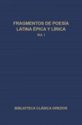 fragmentos de poesia latina epica y lirica i (ebook)-9788424936945 fragmentos de poesia latina epica y lirica i (ebook)-9788424936945