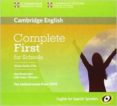 complete first for schools for spanish speakers class audio cd (3 cds)-9788490363645 complete first for schools for spanish speakers class audio cd (3 cds)-9788490363645