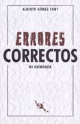 errores correctos-alberto gomez font-9788494668845 errores correctos-alberto gomez font-9788494668845