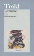 le poesie. testo tedesco a fronte-georg trakl-9788811362845 le poesie. testo tedesco a fronte-georg trakl-9788811362845