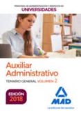 auxiliar administrativo de universidades. temario general (vol. 2 )-9788414218655 auxiliar administrativo de universidades. temario general (vol. 2 )-9788414218655