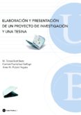 elaboracion y presentacion de un proyecto de investigacion y una tesina-mª teresa icart isern-gallego fuentesalaz gallego-anna maria pulpon seguro-9788483384855 elaboracion y presentacion de un proyecto de investigacion y una tesina-mª teresa icart isern-gallego fuentesalaz gallego-anna maria pulpon seguro-9788483384855