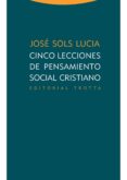 cinco lecciones de pensamiento social cristiano (ebook)-9788498794755 cinco lecciones de pensamiento social cristiano (ebook)-9788498794755