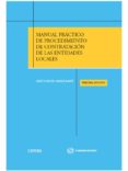 manual practico de procedimiento de contratacion de las entidades locales-jose vicente carala marti-9788447040865 manual practico de procedimiento de contratacion de las entidades locales-jose vicente carala marti-9788447040865