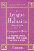 la lengua hebraica restituida (t. ii): cosmogonia de moises-9788479102265 la lengua hebraica restituida (t. ii): cosmogonia de moises-9788479102265