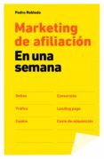 marketing de afiliación en una semana (ebook)-pedro robledo-9788498752465 marketing de afiliación en una semana (ebook)-pedro robledo-9788498752465