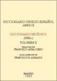diccionario micenico (t. 2)-francisco aurora jorro-9788400073275 diccionario micenico (t. 2)-francisco aurora jorro-9788400073275