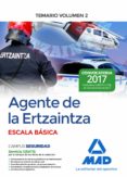 agente de la ertzaintza escala basica: temario (vol. 2)-9788414213575 agente de la ertzaintza escala basica: temario (vol. 2)-9788414213575
