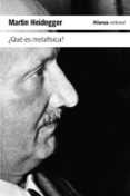 ¿qué es metafísica?-martin heidegger-9788420691275 ¿qué es metafísica?-martin heidegger-9788420691275