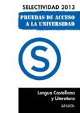 lengua castellana y literaturra. selectividad 2013-9788467845075 lengua castellana y literaturra. selectividad 2013-9788467845075