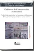 gabinetes de comunicacion en minimos: todos los porques sobre las funciones y disfunciones de los gabinetes y con pocos recursos-9788470743375 gabinetes de comunicacion en minimos: todos los porques sobre las funciones y disfunciones de los gabinetes y con pocos recursos-9788470743375
