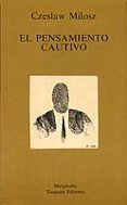 el pensamiento cautivo-czeslaw milosz-9788472230675 el pensamiento cautivo-czeslaw milosz-9788472230675